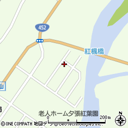 北海道夕張市紅葉山502-17周辺の地図