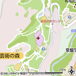 札幌芸術の森　アートホール周辺の地図