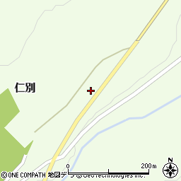 北海道北広島市仁別307周辺の地図