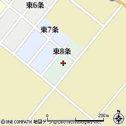 北海道清水町（上川郡）御影東８条周辺の地図