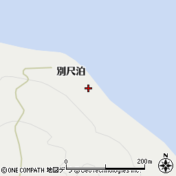 北海道釧路町（釧路郡）仙鳳趾村（別尺泊）周辺の地図