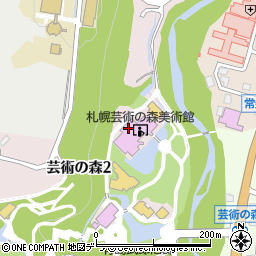 札幌芸術の森美術館周辺の地図