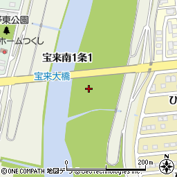 宝来大橋周辺の地図
