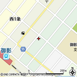 帯広信用金庫御影支店周辺の地図