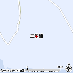 北海道釧路市三津浦周辺の地図
