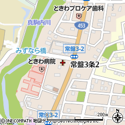 ファミリーマート札幌常盤３条店周辺の地図