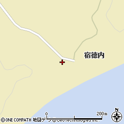 北海道釧路郡釧路町昆布森村宿徳内周辺の地図
