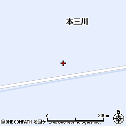 北海道夕張郡由仁町本三川411周辺の地図