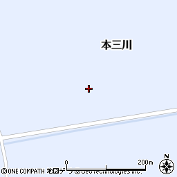 北海道夕張郡由仁町本三川410周辺の地図