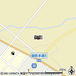 北海道清水町（上川郡）御影周辺の地図