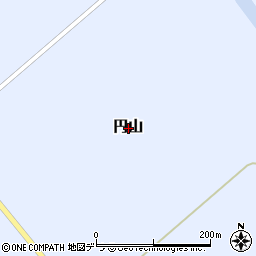 北海道夕張郡栗山町円山周辺の地図