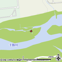 十勝川周辺の地図