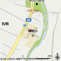 札幌市立有明小学校周辺の地図