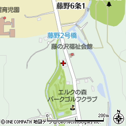 北海道札幌市南区藤野664-16周辺の地図