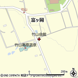 竹山会館周辺の地図