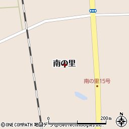北海道北広島市南の里周辺の地図