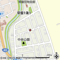 北海道札幌市南区常盤１条周辺の地図