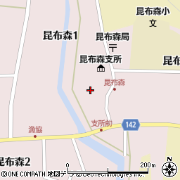 北海道釧路郡釧路町昆布森周辺の地図