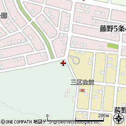 北海道札幌市南区藤野440周辺の地図