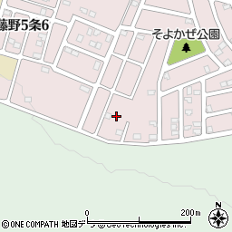 北海道札幌市南区藤野５条5丁目25周辺の地図