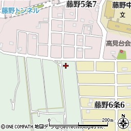 北海道札幌市南区藤野549周辺の地図