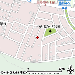 北海道札幌市南区藤野５条5丁目26周辺の地図