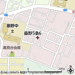 北海道札幌市南区藤野５条6丁目8周辺の地図