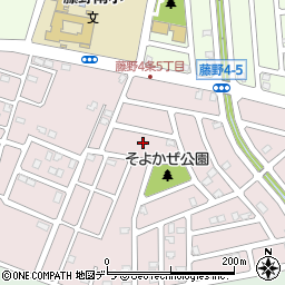 北海道札幌市南区藤野５条5丁目11周辺の地図