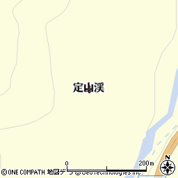 北海道札幌市南区定山渓周辺の地図