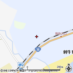 北海道白糠郡白糠町刺牛1丁目2周辺の地図