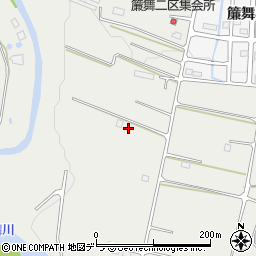 北海道札幌市南区簾舞351周辺の地図