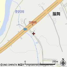 北海道札幌市南区簾舞469周辺の地図