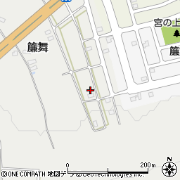北海道札幌市南区簾舞458-62周辺の地図