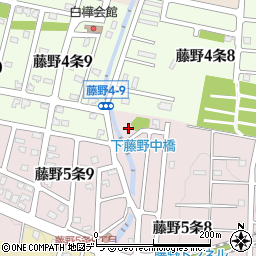北海道札幌市南区藤野５条8丁目23周辺の地図