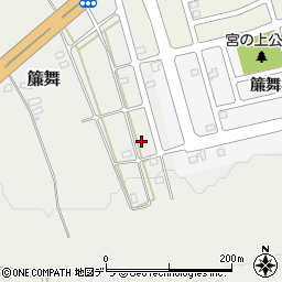 北海道札幌市南区簾舞459周辺の地図