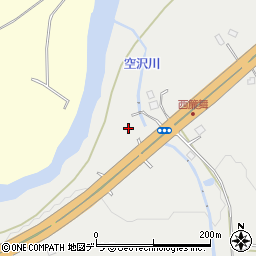 北海道札幌市南区簾舞607周辺の地図