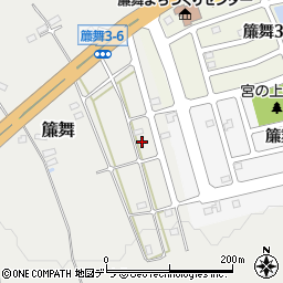 北海道札幌市南区簾舞458-56周辺の地図