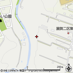 北海道札幌市南区簾舞569周辺の地図