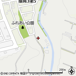 北海道札幌市南区簾舞399周辺の地図
