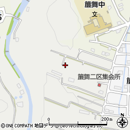 北海道札幌市南区簾舞346-41周辺の地図