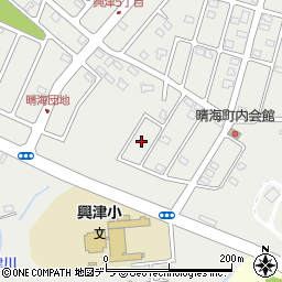北海道釧路市興津5丁目26周辺の地図