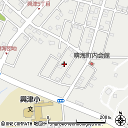 北海道釧路市興津5丁目27周辺の地図