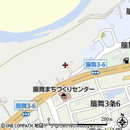 北海道札幌市南区簾舞603周辺の地図