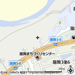 北海道札幌市南区簾舞603-2周辺の地図