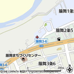 北海道札幌市南区簾舞１条5丁目10-16周辺の地図