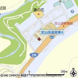定山渓郷土博物館周辺の地図