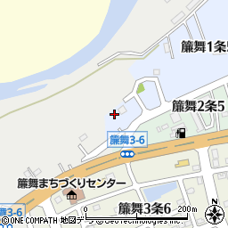 北海道札幌市南区簾舞１条5丁目10-14周辺の地図