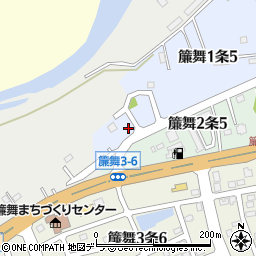 北海道札幌市南区簾舞１条5丁目10-3周辺の地図