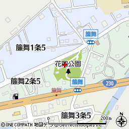 花岡神社周辺の地図