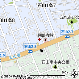 北海道札幌市南区石山１条7丁目8-34周辺の地図
